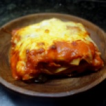 vegetarian lasagna with spinach and feta